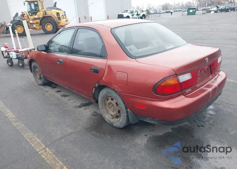 1998 Mazda Protege Dx/Lx from USA, damaged, VIN JM1BC1418W0214607